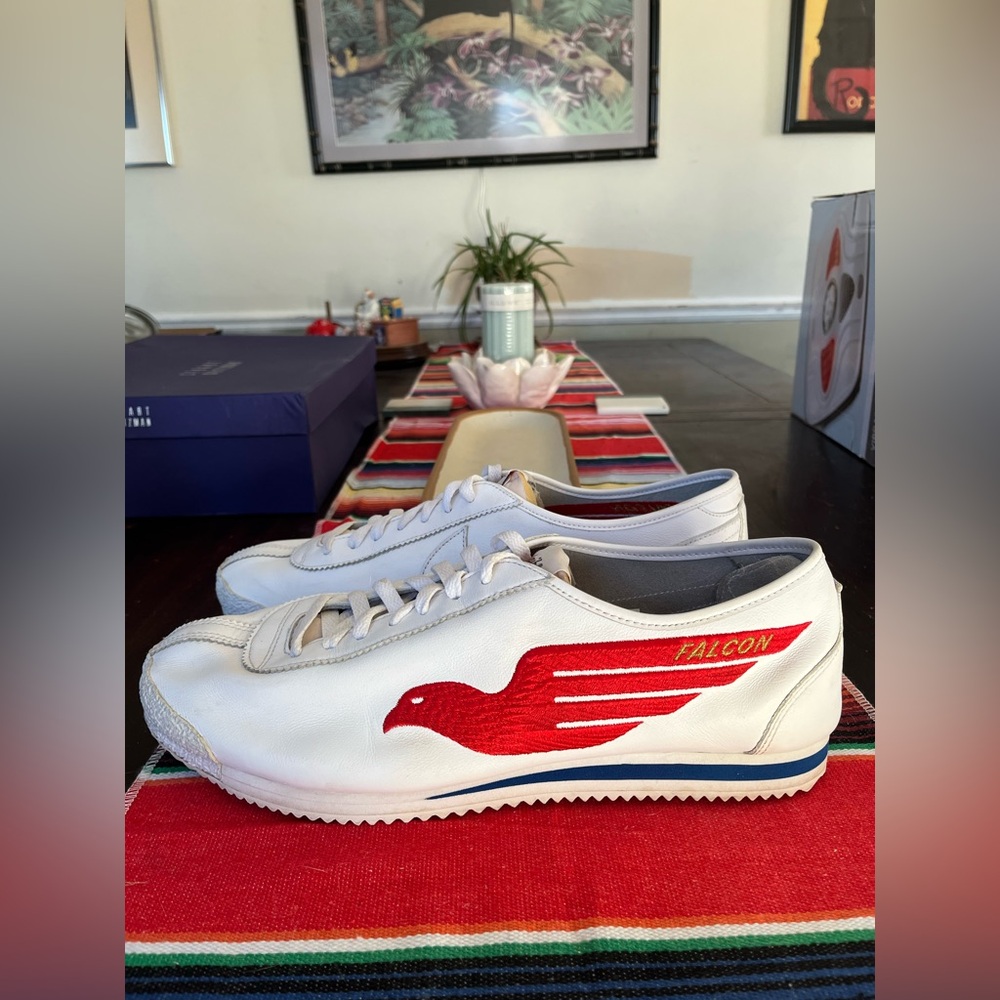 RARE Nike Cortez 72 Shoe Dog Speedy Peregrine Falcon Leather Sneakers 14